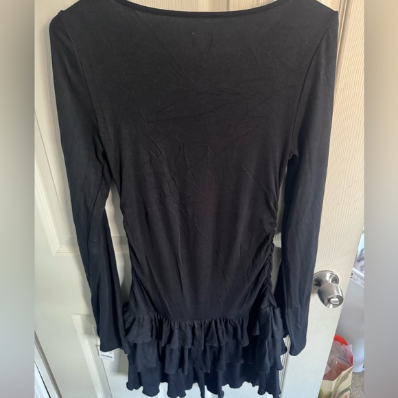 Free People Good Feels Ruffle Long Sleeve Mini NWT - Picture 9 of 14